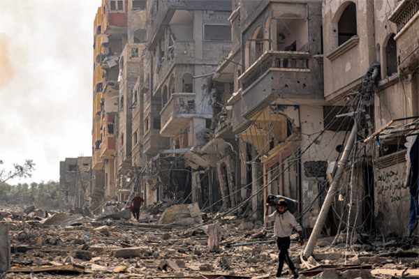 Rumble on the street in Gaza